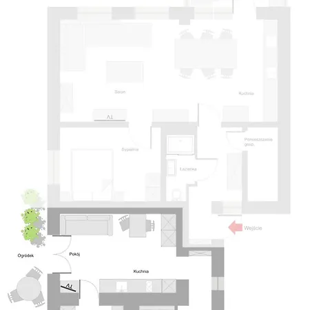 Apartman Sanhaus - Molo 1 - Dla Dwojga Z Patio, Blisko Plazy